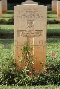 BEIRUT WAR CEMETERY - LIVINGSTON, JAMES PATERSON